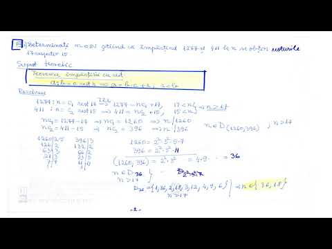 cmmdc   cmmmc exercitii diverse