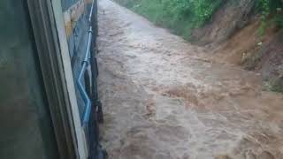preview picture of video 'Heavy Rain fall at Rayagada-Koraput Route.'