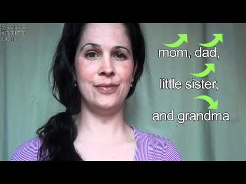 Word Stress and Lists:  American English Pronunciation