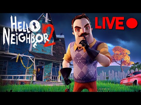 DUNO SPELAR HELLO NEIGHBOR 2 ALPHA 1 | LIVE🔴