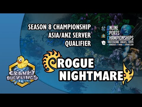 Rogue vs NightMare - ZvP | OSC S8 Championship Asia/ANZ Qualifier | StarCraft 2 Tournament