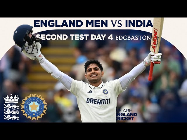 Gill Hits 161! | Highlights – England v India Day 4 | Rothesay Test 2025