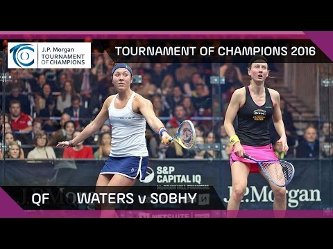 Squash: Tournament of Champions 2016 - Women's QF Highlights: Waters v Sobhy