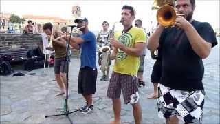 Le Gros Tube Brass Band à Collioure 6 août 2014
