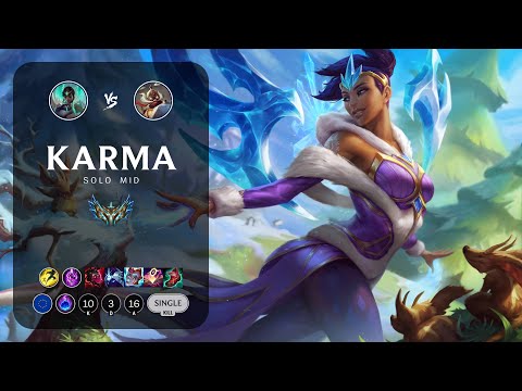 Karma Mid vs Corki - EUW Challenger Patch 14.2