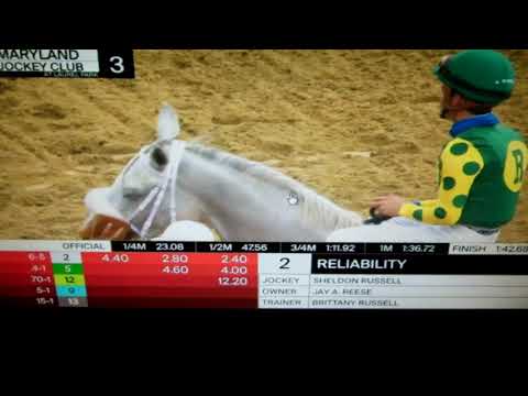 Winning jockey & trainer at Laurel Park are Husband & Wife