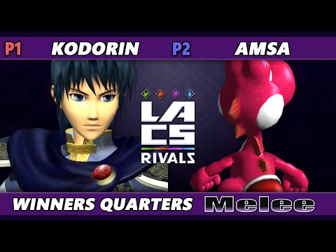 LACS Rivals - KoDoRiN (Marth) Vs. aMSa (Yoshi) Smash Melee - SSBM
