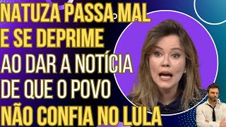 VELÓRIO NA GLOBONEWS: blogueira passa mal ao vivo ao dar a notícia de que o povo NÃO CONFIA NO LULA!
