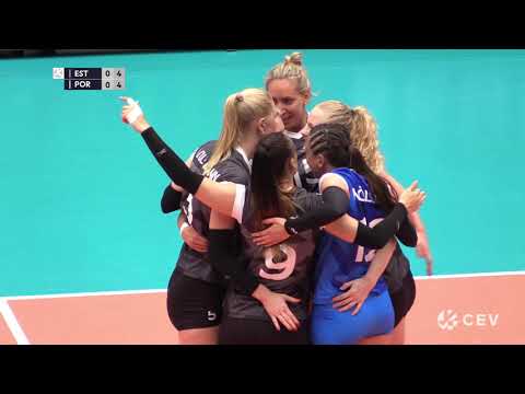 Eesti vs Portugal - Naiste võrkpalli Euroopa Hõbeliiga 15.06.2019
