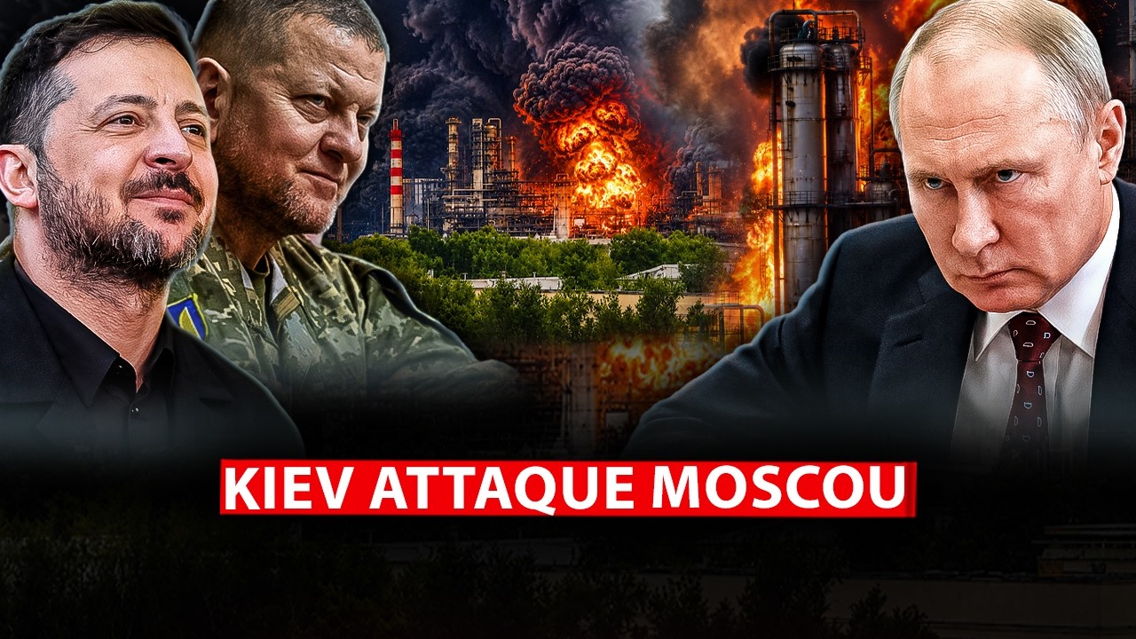 L'Ukraine fait sa plus grosse frappe contre Moscou, la Russie humilié.