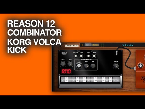 Reason 12 Combinator 2 Korg Volca Kick