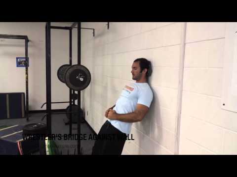 Progression of exercises from Neck Extension to Wrestler&#39;s Bridge