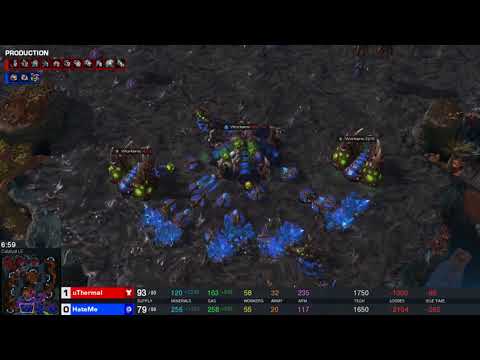 WCS Valencia | HateMe vs uThermal | ZvT | Game 2 | Starcraft II