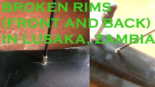 preview picture of video 'Broke both rims in Lusaka, Zambia'