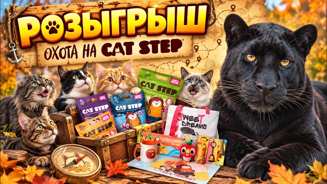 Квест-Розыгрыш от “CAT STEP” 😸🎁