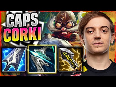 CAPS TRIES SOME CORKI! - G2 Caps Plays Corki MID vs Galio! | Season 11