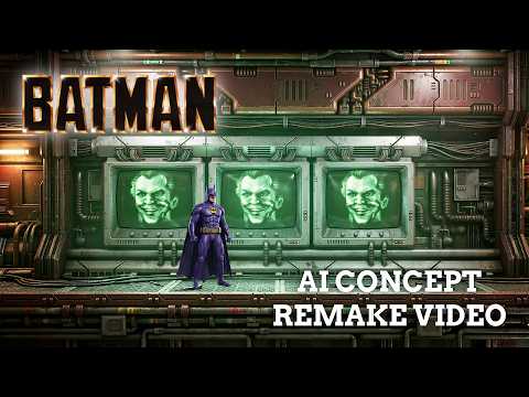 Batman (NES) – What an EXPLOSIVE, Dark and GRITTY Next-Gen Remake SHOULD LOOK Like, thanks to AI!