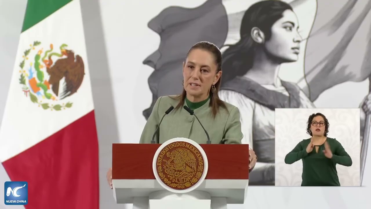 Presidenta de México expresa desacuerdo por ataques de EEUU a presuntas narcolanchas