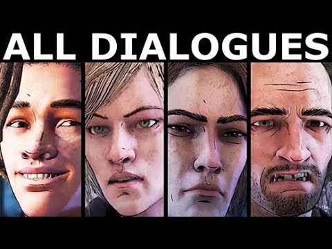 Lilly, Abel, Violet & Louis - Woods Scene: All Dialogues & Choices - The Walking Dead Season 4 Ep. 2