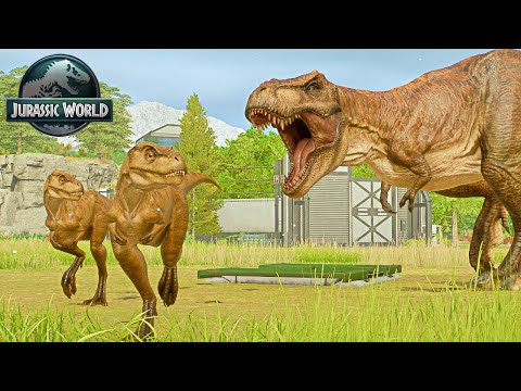 Jurassic World Evolution 3 Launch Gameplay - Trex Nesting and Baby Dinosaur