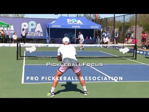 Tyson McGuffin vs Zane Navratil Amazing Rally at Pro Pickleball Association AZ ('21)