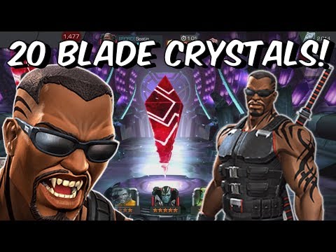 20x Grandmaster Blade Crystal Opening - Can We Get 5 Star Blade?! - Marvel Contest Of Champions