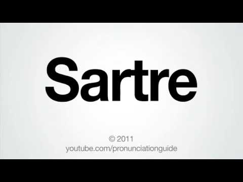 How to Pronounce Sartre 2