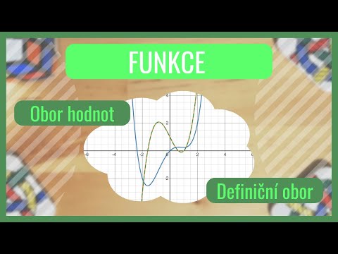 Definiční obor a obor hodnot funkce