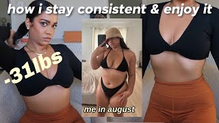 the things I did to stay consistent LOSING 31 pounds! *romanticize the routine*
