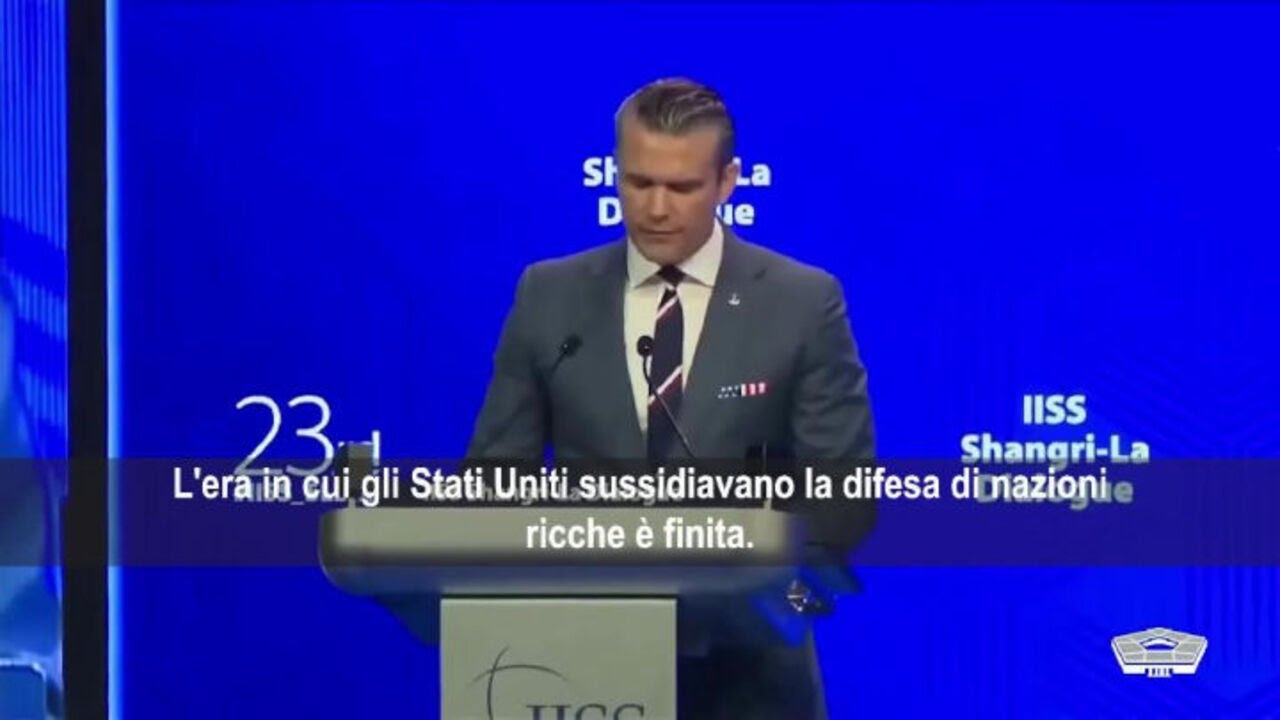 Segretario alla Difesa Usa Hegseth: Basta pagare la difesa ai Paesi ricchi
