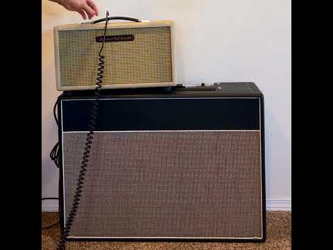 Trimmed and Burnin' Amps '59er mid-00s - Black Tolex w/ Salt-and-Pepper Grille Cloth image 7
