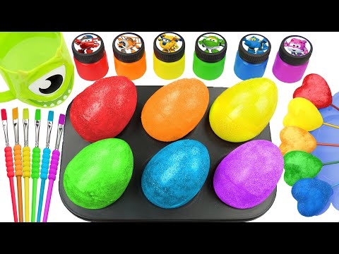 Oddly Satisfying Video l Making DIY Funnies Labubu SPRUNKI Cnady From Giant Eggs Glitrer Mixing ASMR