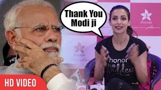 Thank You Modi Ji 🙏 | Malaika Arora Khan Thanks Pm For Supporting Yoga