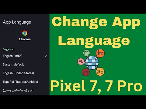 How to Change App Language in Google Pixel 7 and Pixel 7 Pro | Change Language Per Each App