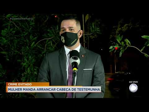 CRIME AVOIDED: WOMAN ORDERS WITNESS' HEAD TO BE RIPPED OFF