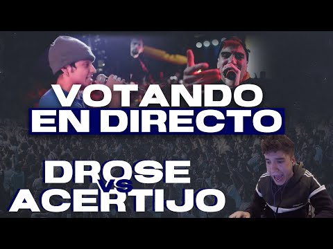 VOTANDO EN DIRECTO DROSE VS ACERTIJO - FMS CHILE 2019 J02