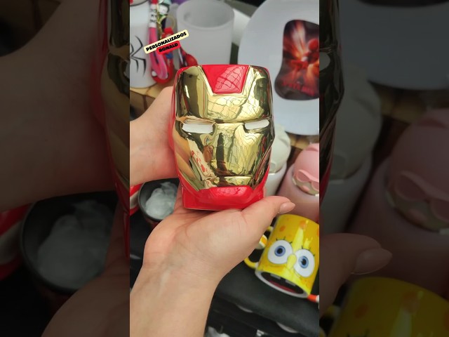 Vídeo relacionado con Taza 3D Reactor Arc Iron Man - Producto oficial Marvel, taza que cambia de color con el calor, regalo coleccionable para fans de Avengers, 500ml