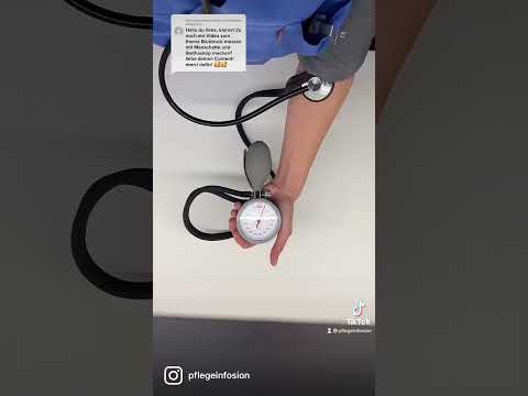 Measure blood pressure 🩸⏱#bloodpressure #bloodpressure #nurse #care #nursingtraining #nursinginfo...
