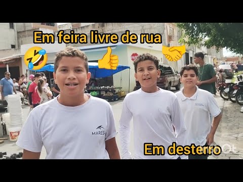 Feira livre de rua em desterro Paraíba