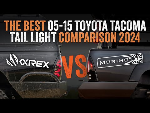 Alpharex vs. Morimoto XB LED Tail Lights for 05-15 2nd Gen Tacoma | Best Tail Light Shootout!