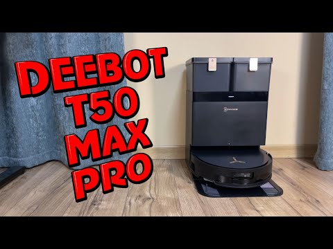 Робот-пылесос Ecovacs Deebot T50 Max Pro Black (DEX54)