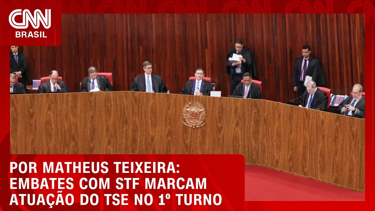 Embates com STF marcam atuação do TSE no 1º turno | CNN NOVO DIA