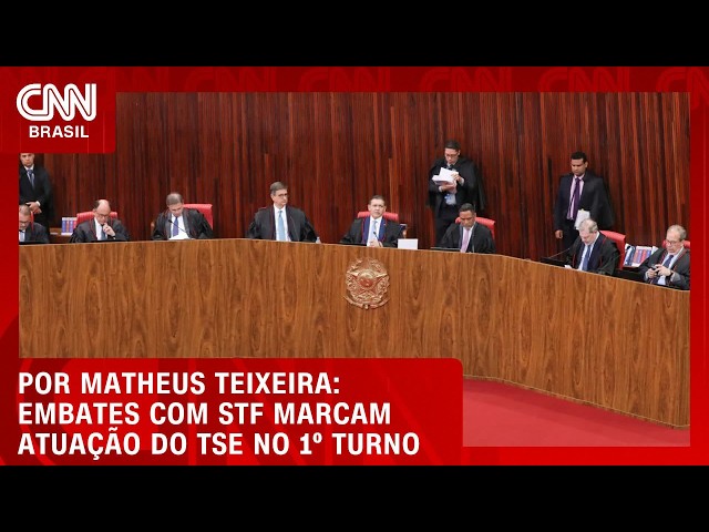 Embates com STF marcam atuação do TSE no 1º turno | CNN NOVO DIA