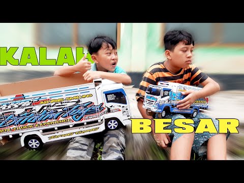 truk adit kalah besar sama punya dimas, dan nantangin by one truk oleng ditdim vs all ne wahyu abadi