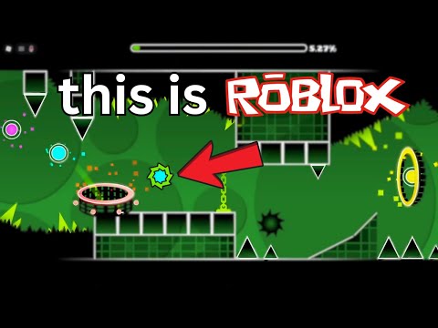 This Roblox Game is EXACTLY like Geometry Dash