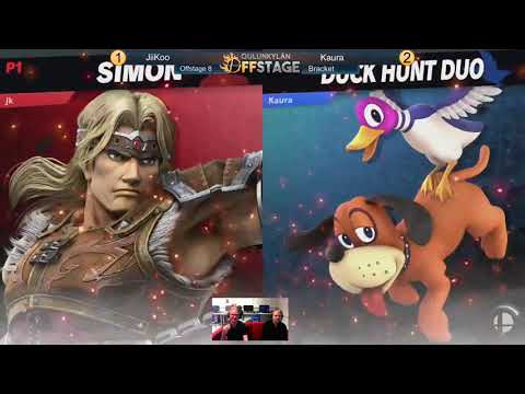 Offstage 8 - Winners Finals - JK (Sheik/ICs/Wolf/Simon/Krool) vs Kaura (ZSS/Bowser/Falcon/DHD/Pika)