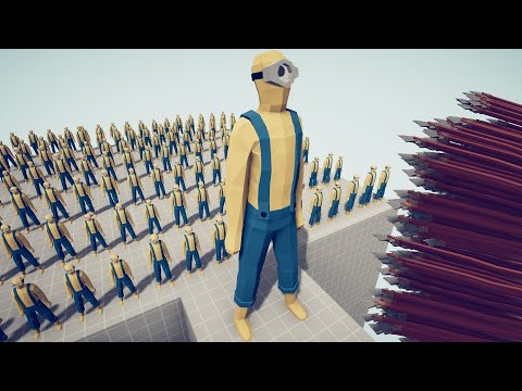 100x MINIONS + GIANT vs EVERY GOD | Totally Accurate Battle Simulator TABS