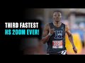 Tate Taylor STORMS To 3 ALL TIME High School 200M Mark 20 14 To Win 2025 Texas UIL 6A State Title