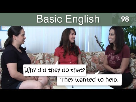 Lesson 98 Basic English with Jennifer How to Say the ed Past Tense Ending