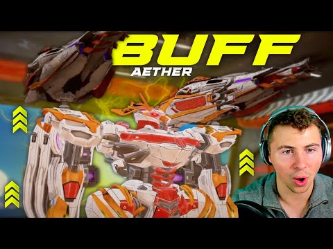 NEW Aether Buff Is Awesome... Transforming Into A Meta Titan - Ability & HP BUFF | War Robots